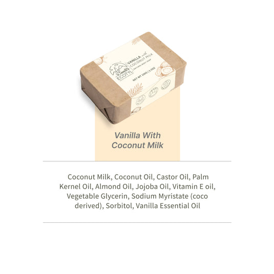 Coconut Milk & Vanilla Soap - Set of 2