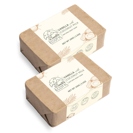 Coconut Milk & Vanilla Soap - Set of 2