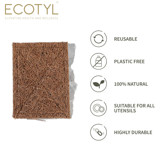 Coconut Coir Scrubber - Set of 5