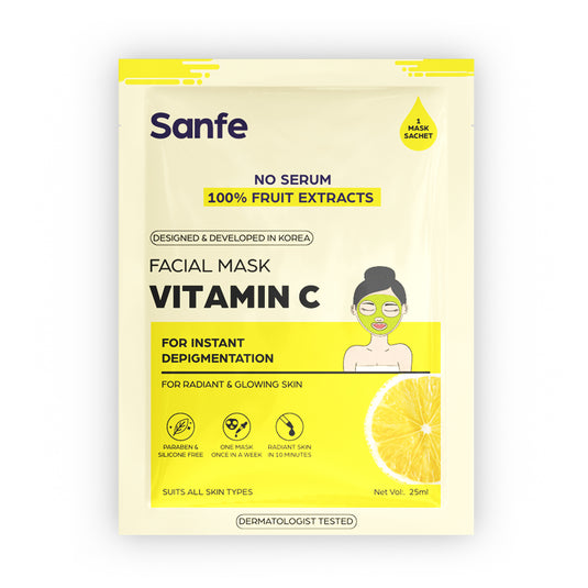 Sanfe Instant Depigmentation Vitamin C Facial Mask