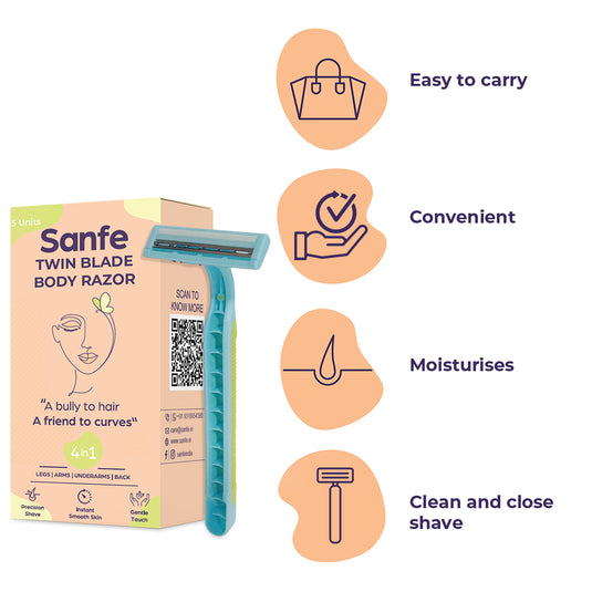 Sanfe Disposable Hair Removal Razor Pack Of 5