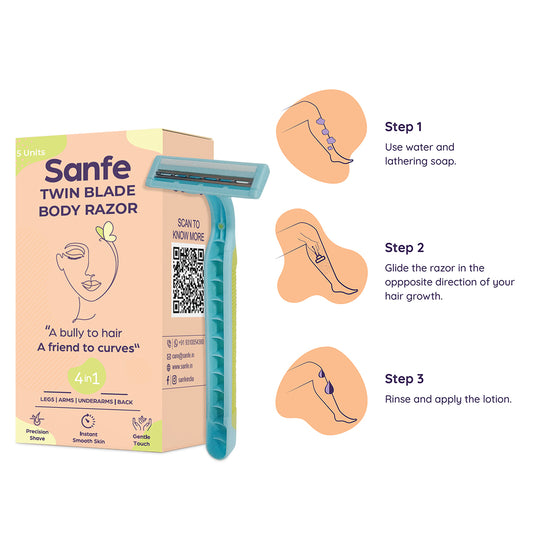 Sanfe Disposable Hair Removal Razor Pack Of 5