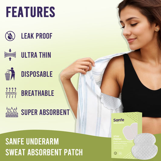 Sanfe Underarm Sweat Absorbent Patch