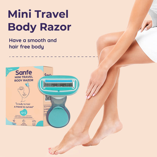 Sanfe Mini Body Razor for Women's Hair Removal