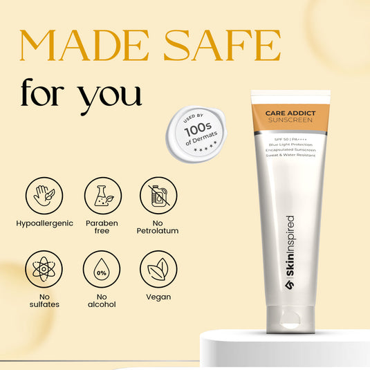 Care Addict Encapsulated Sunscreen SPF 50 PA++++ | 50g & 150g sizes