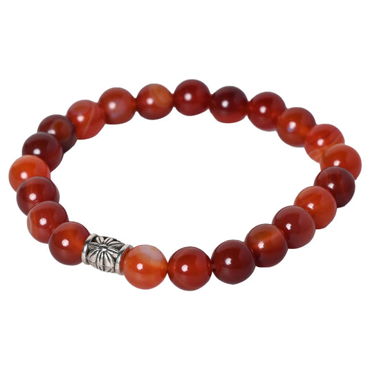 Carnelian stone Certified Gemstone Bracelet