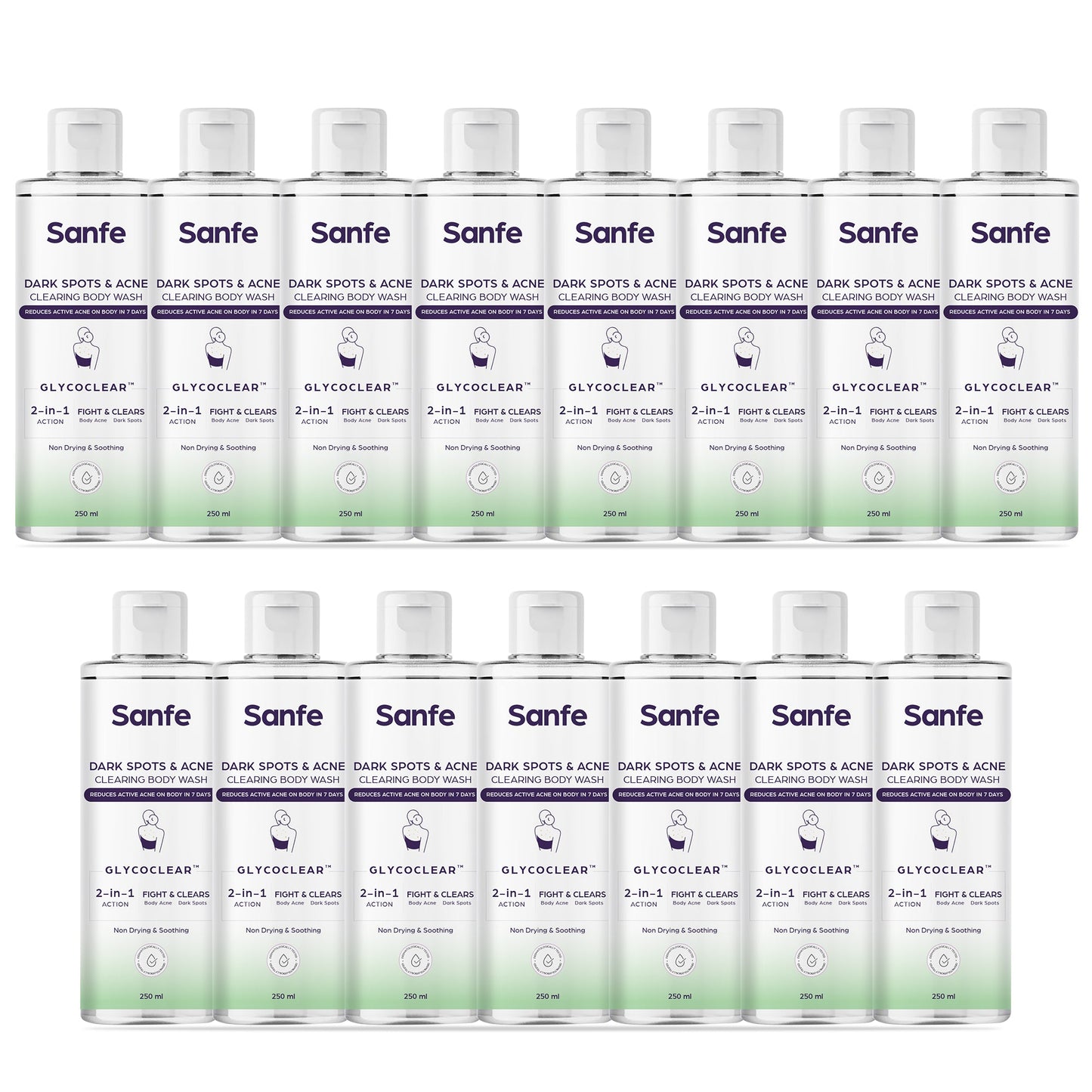 Dark Spots & Acne Clearing Body Wash (Pack of 15)