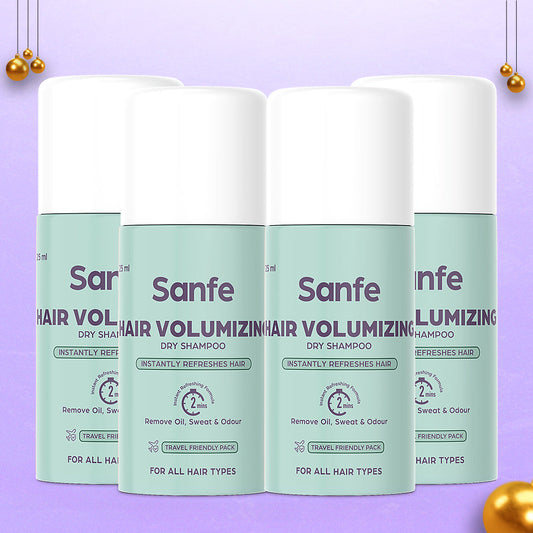 Sanfe Hair Volumizing Dry Shampoo - 25ml (Pack of 4)