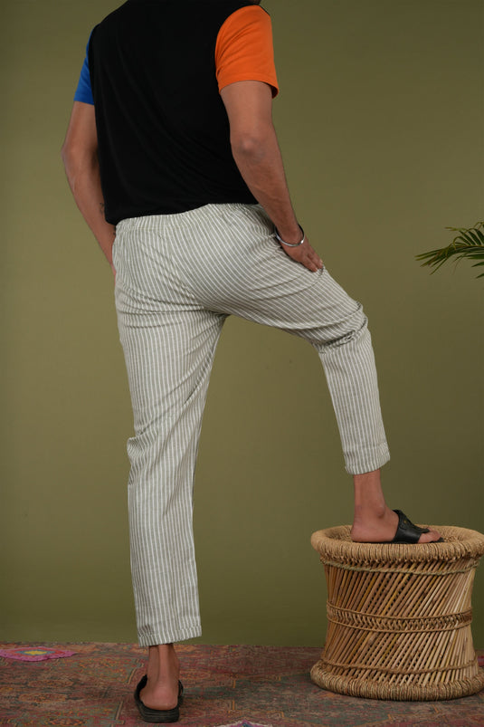 Men Whispering Olive Hemp Lounge Pant