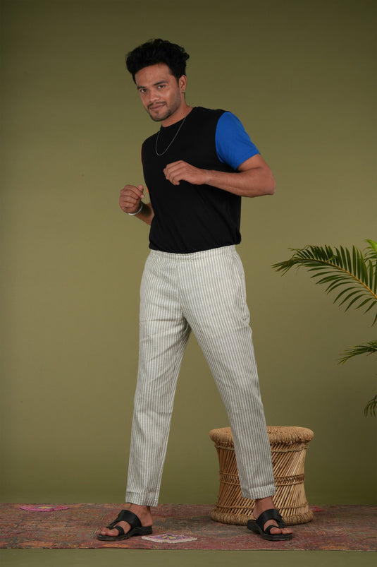 Ecentric Men Whispering Olive Hemp Lounge Pant