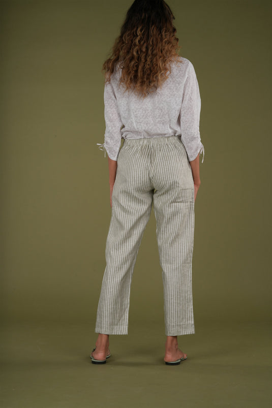 Women Whispering Olive Hemp Lounge Pant