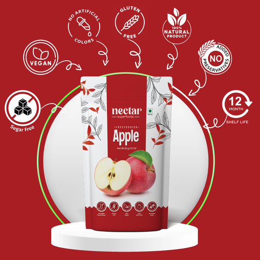 Freeze Dried Apple by Nectar Superfoods