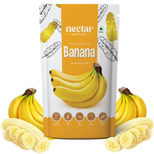 Freeze Dried Banana by Nectar Superfoods