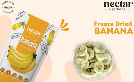 Freeze Dried Banana by Nectar Superfoods