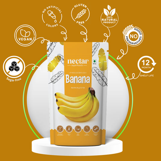 Freeze Dried Banana by Nectar Superfoods