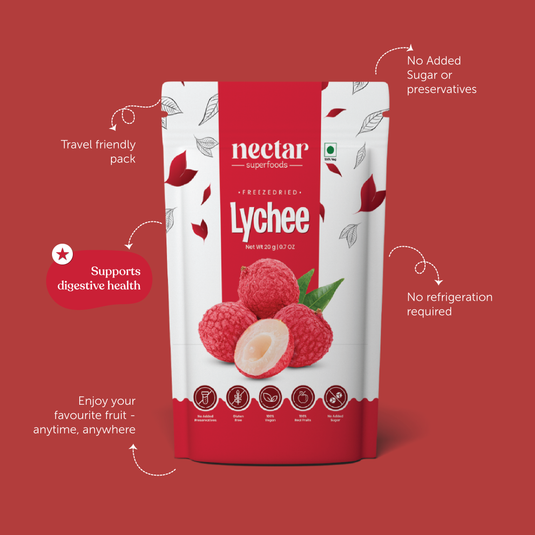 Freeze Dried Lychee by Nectar Superfoods