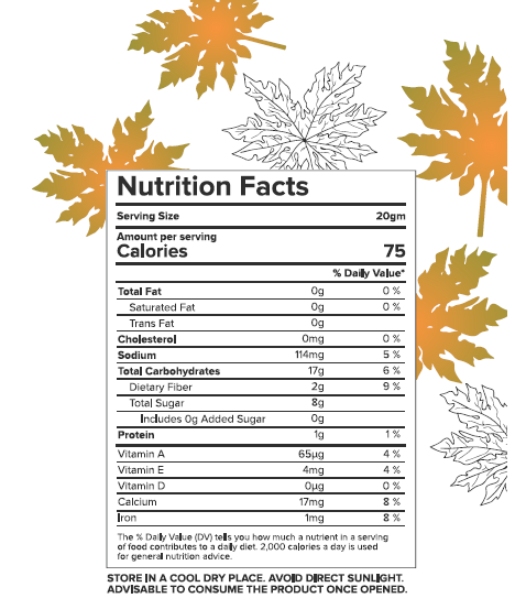 Freeze Dried Papaya by Nectar Superfoods