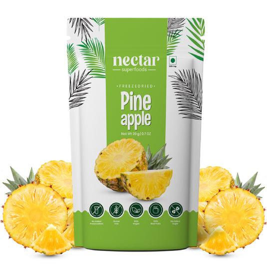 Freeze Dried Pineapple by Nectar Superfoods