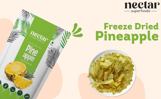 Freeze Dried Pineapple by Nectar Superfoods