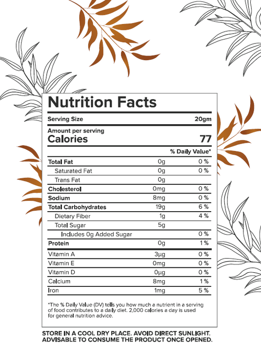 Freezze Dried Sapota (Chickoo) by Nectar Superfoods