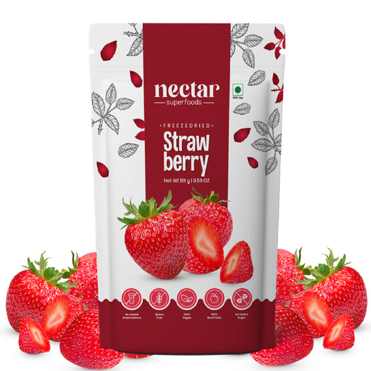 Freeze Dried Strawberry by Nectar Superfoods