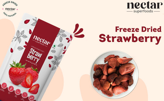 Freeze Dried Strawberry by Nectar Superfoods