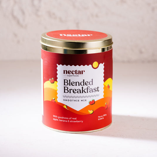 Blended Breakfast smoothie by nectar superfoods