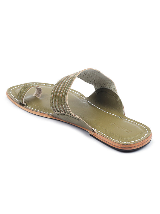 Stylish Grey Toes - Men Kolhapuri Chappal