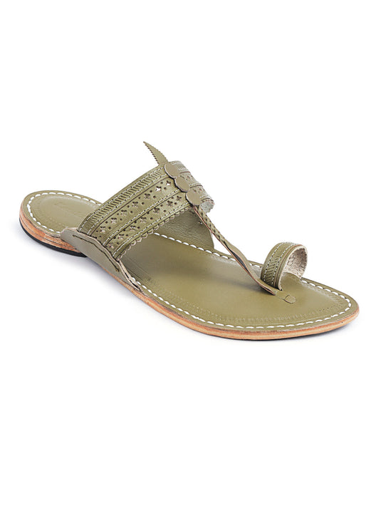 Sparkle Seaweed - Kolhapuri chappal men