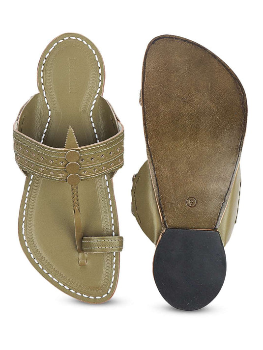 Sparkle Seaweed - Kolhapuri chappal men