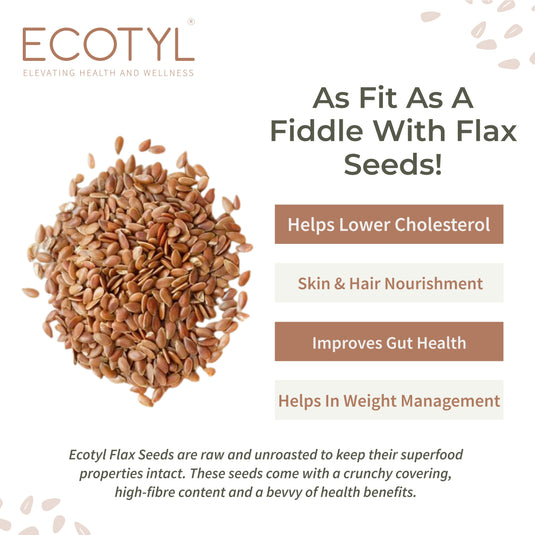 Flax Seeds - Unroasted (Set of 2)