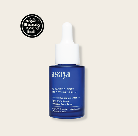 Niacinamide, Alpha Arbutin serum by Asaya with MelaMe complex for hyperpigmentation, reduction of dark spots, acne scars, pimple marks. Best serum for treatment of pigmentation and removal of spots.