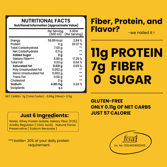 drinque™ ISO PROTEIN WATER- 11g ISOLATE PROTEIN (Alphonso Mango)