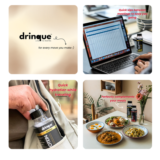 drinque™ ISO PROTEIN WATER- 11g ISOLATE PROTEIN (Alphonso Mango)