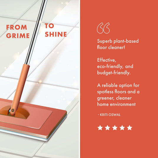 Kleenest 1.5 Litre Starter Kit – Floral Wave Floor Cleaner