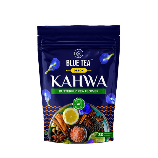 Detox Desi Kahwa - 60 Tea Bags | Blue Tea Blend