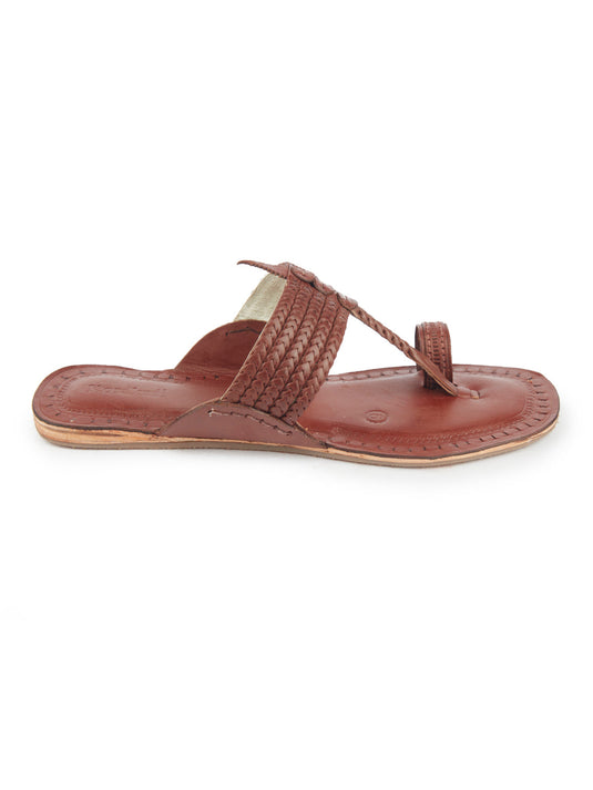 Woman in Red original kolhapuri chappal for women