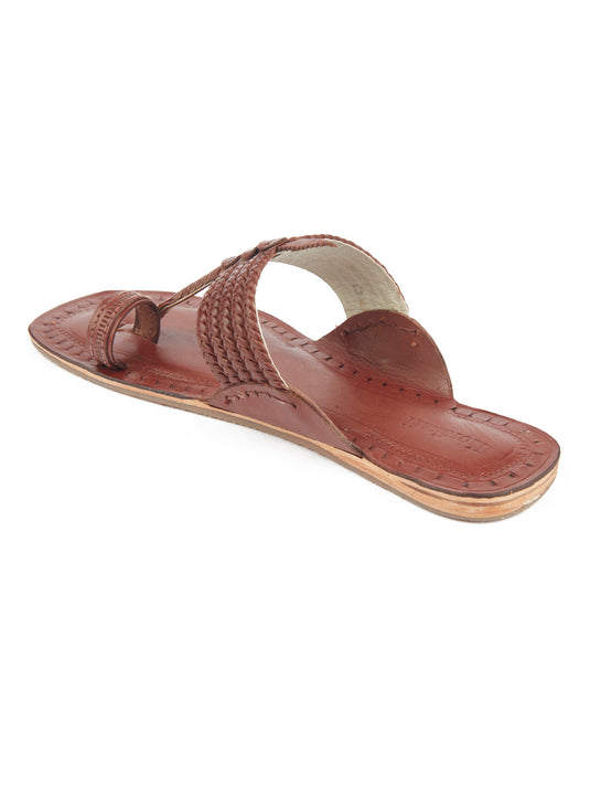 Woman in Red original kolhapuri chappal for women