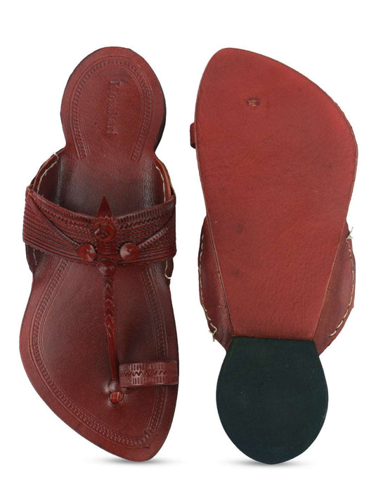 Down-to-Earth Men's Kohlapuri Chappal