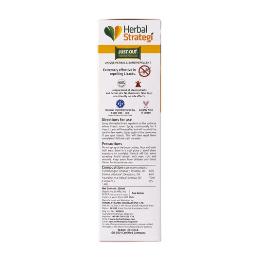 Herbal Lizard Repellent | Product Size: 100 ml, 200 ml, 500 ml, 5 ltrs