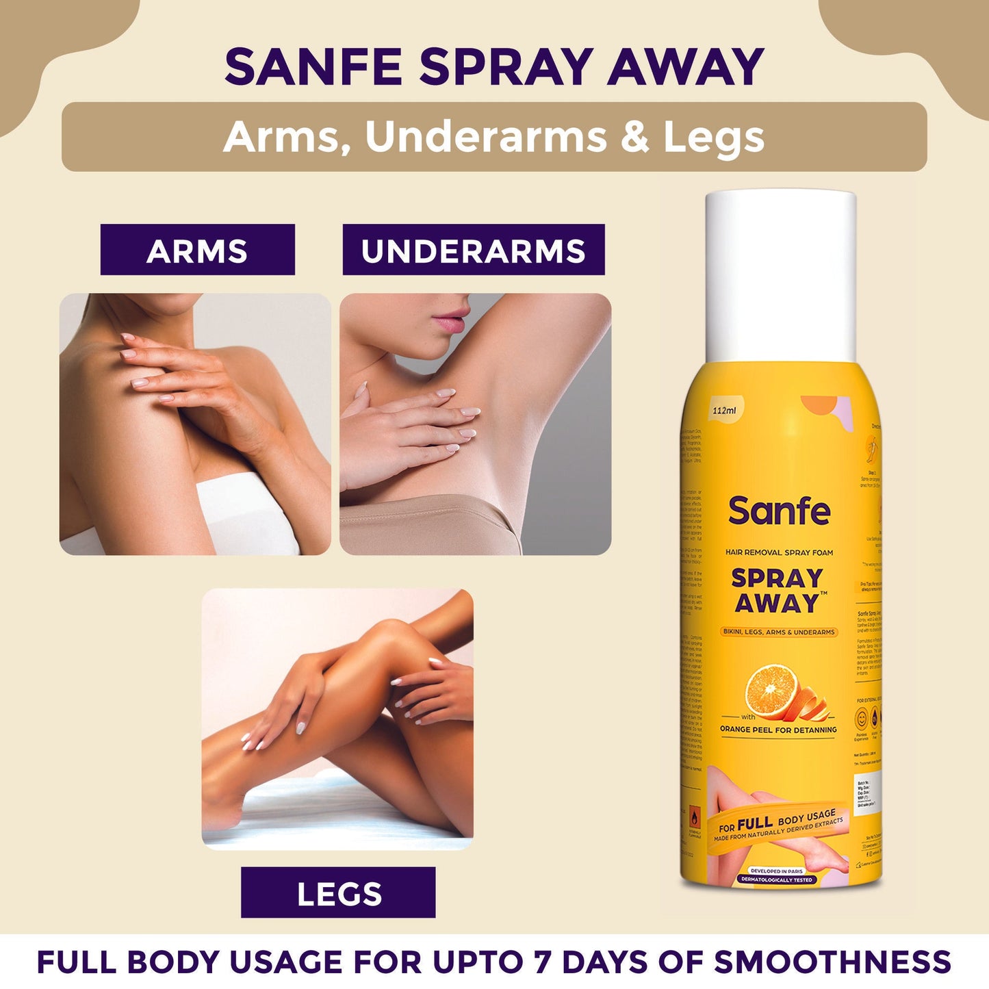 Spray Away Hair Removal Spray - 100ml