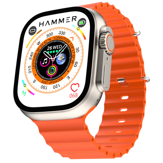 Hammer Ultra Classic with 2.01"  Largest Display Bluetooth Calling Smartwatch