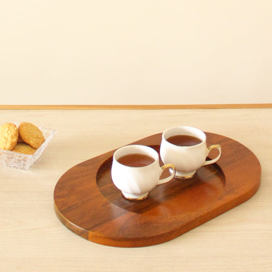 Oval-Ellipse Serving Tray