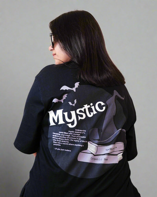 Mystic Black Oversized T-Shirt