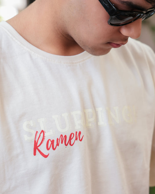 Slurping Ramen Seedpearl Oversized T-Shirt