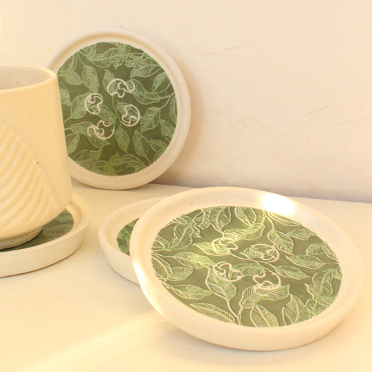 Elli Ceramic Coasters (Set of 4)