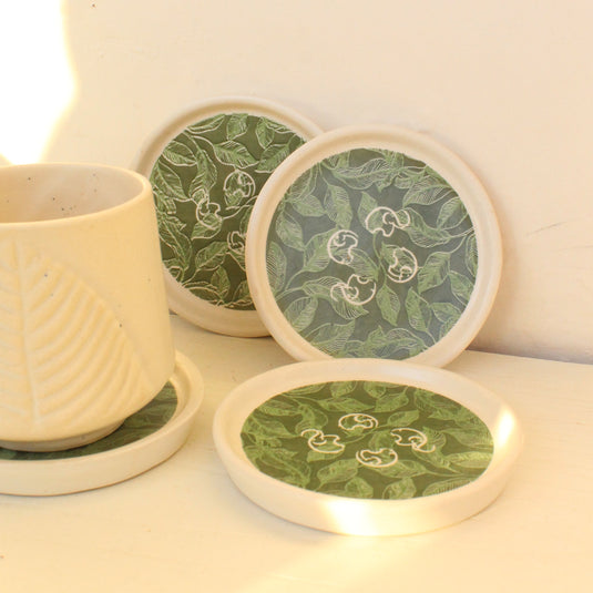 Elli Ceramic Coasters (Set of 4)