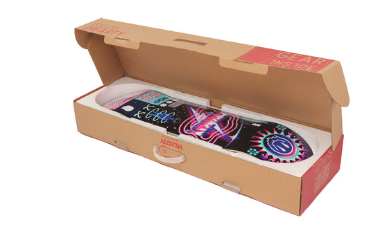 Hearty Pro-Complete Skateboard Pack- Unassembled- 8.0"- Universal Union Pink
