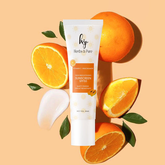 Skin Brightening Vitamin C Face Wash, SunscreenSPF 50 & Skin Purifying Cucumber Face Toner