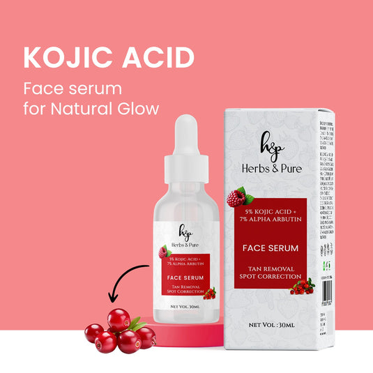 Skin Lightening 5% Kojic Acid & 7% Alpha Arbutin & 20% Vitamin c & 7% Glutathione Face Serum